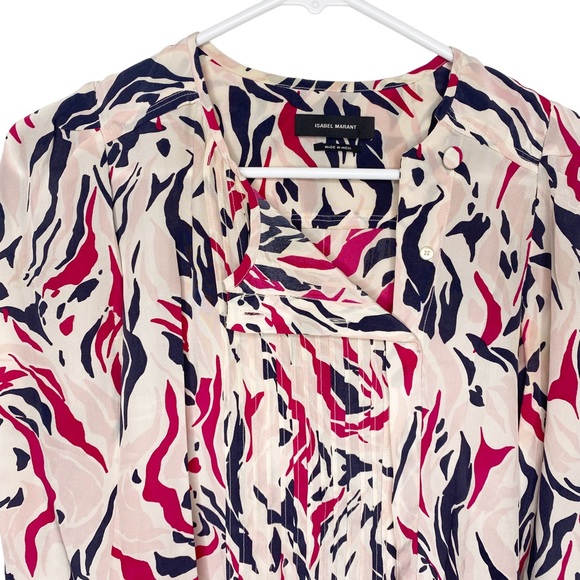 Isabel Marant silk blouse size 36 pink d - Picture 3 of 5